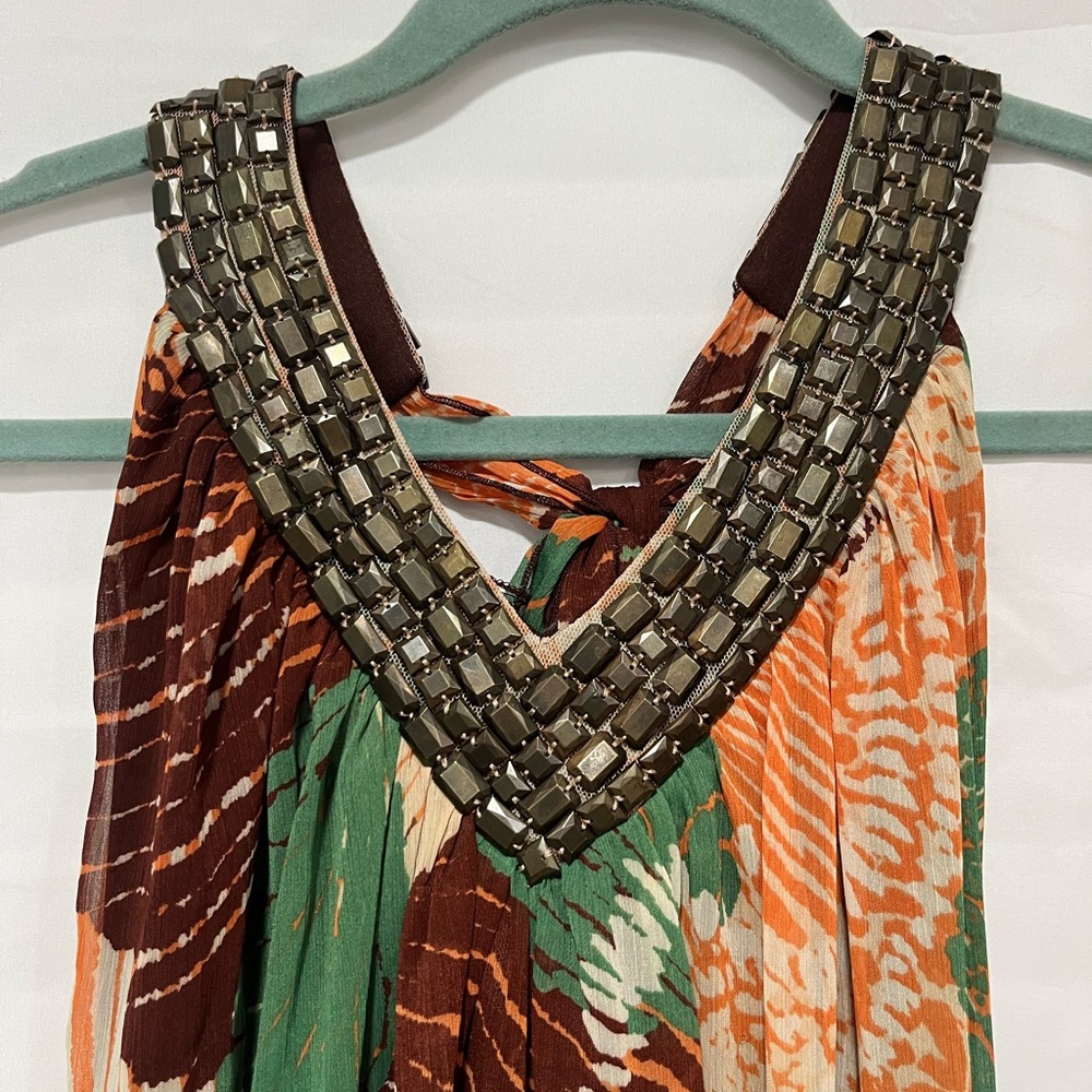 Multicolor Vacation Summer Dress